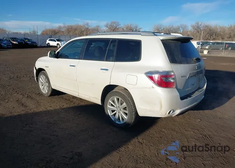 2009 Toyota Highlander Hybrid Limited z USA, uszkodzony, nr VIN JTEEW44A992034580